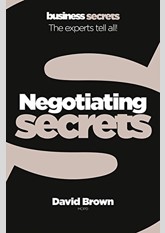 Negotiating. by David Brown