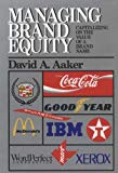 Managing Brand Equity: Capitalizing on the Value of a Brand Name